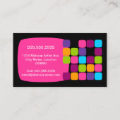 Carte De Visite Hanche colorée et audacieuse (Dos)