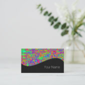 Carte De Visite Hand and Digitally Painted Pattern art 42 (Debout devant)