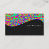 Carte De Visite Hand and Digitally Painted Pattern art 42 (Dos)