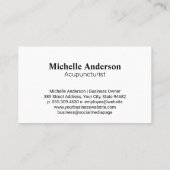 Carte De Visite Hand Holding Rising Sun (Dos)