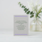 Carte De Visite Handfasting heureux (Debout devant)