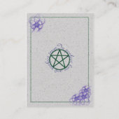 Carte De Visite Handfasting heureux (Dos)