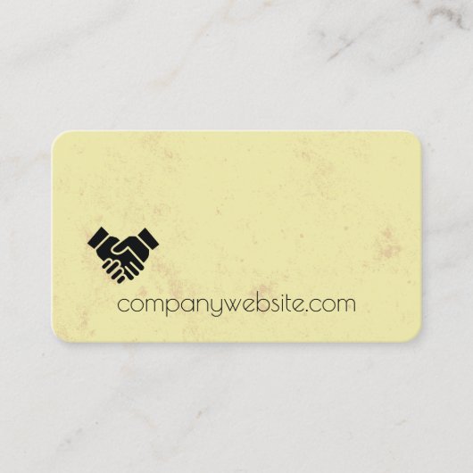 Carte De Visite Handshake Corporate (Devant)