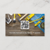Carte De Visite Handy Man | Construction | Entrepreneur (Dos)
