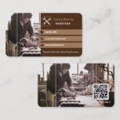 Carte De Visite Handy Man | Construction | Entrepreneur (Devant / Derrière)