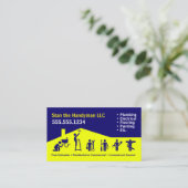 Carte de visite Handyman (Debout devant)