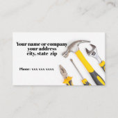 Carte De Visite Handyman (Devant)