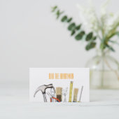 Carte de visite Handyman (Debout devant)