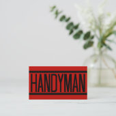 Carte de visite Handyman (Debout devant)