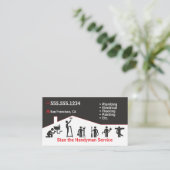 Carte de visite Handyman (Debout devant)