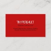 CARTE DE VISITE HANDYMAN (Dos)