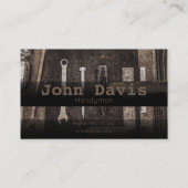 Carte de visite Handyman (Dos)