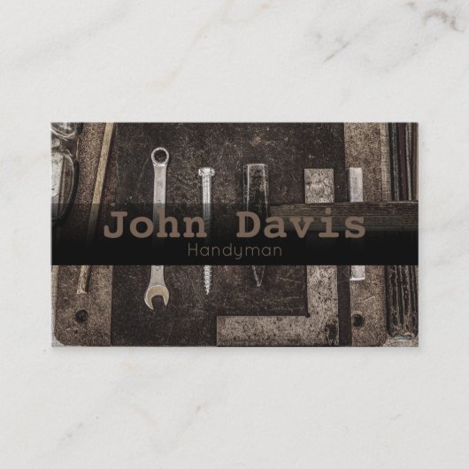 Carte de visite Handyman (Devant)