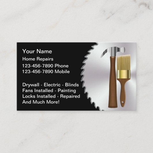 Carte de visite Handyman (Devant)