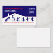 Carte de visite Handyman (Devant / Derrière)