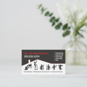 Carte de visite Handyman (Debout devant)