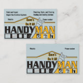 Carte de visite Handyman (Devant / Derrière)