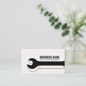 Carte De Visite Handyman Auto Repair Service Cute 3D Wrench (Debout devant)