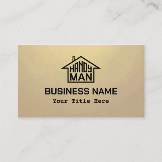 Carte De Visite Handyman avec logo (Devant)