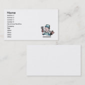 Carte De Visite Handyman Avec Outils (Devant / Derrière)