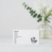 Carte De Visite Handyman Avec Outils (Debout devant)