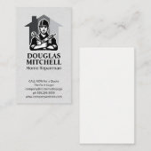 Carte De Visite Handyman avec outils main | Réparations domestique (Devant / Derrière)