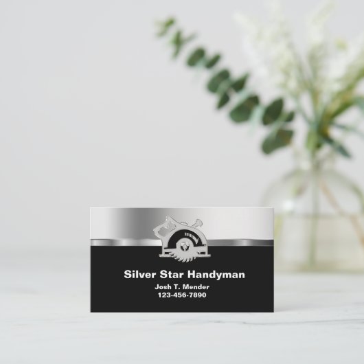 Carte de visite Handyman Classique (Debout devant)