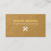 Carte De Visite Handyman & Construction Branding (Devant)