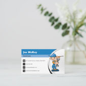 Carte De Visite Handyman | Construction | Entrepreneur (Debout devant)