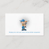 Carte De Visite Handyman | Construction | Entrepreneur (Dos)