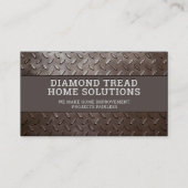Carte De Visite Handyman Construction Service de réparation Acier  (Devant)