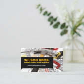 Carte De Visite Handyman de réparation de maison pour commerçants  (Debout devant)