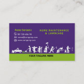 Carte De Visite Handyman, entretien à domicile et garde d'enfants (Devant)