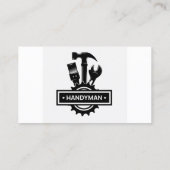 Carte De Visite Handyman Handiman Réparation Entretien de la perso (Dos)