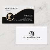 Carte De Visite Handyman Home Réparations Power Drill Icon Busines (Devant / Derrière)