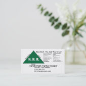 Carte De Visite Handyman_logo, réparation à la maison de (Debout devant)