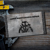 Carte De Visite Handyman Maintenance Service de réparation Acier m