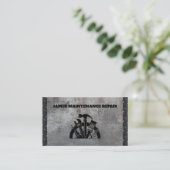 Carte De Visite Handyman Maintenance Service de réparation Acier m (Debout devant)