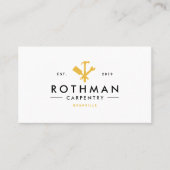 Carte De Visite Handyman moderne / Outils de charpentier Accueil A (Devant)