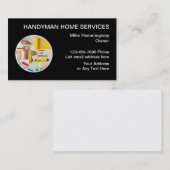 Carte De Visite Handyman Moderne Style Professionnel (Devant / Derrière)