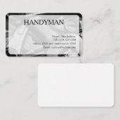 Carte de visite HANDYMAN modifiable (Devant / Derrière)