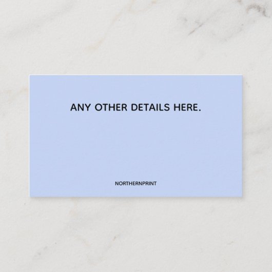 Carte De Visite Handyman modifiable (Dos)