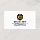 Carte De Visite Handyman Outils Colorful Homes (Dos)