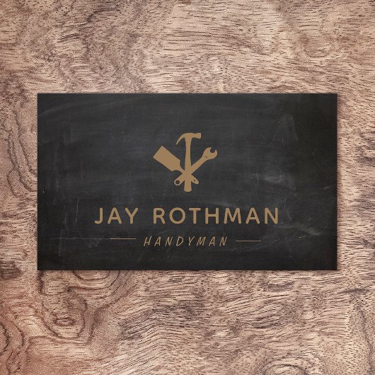 Carte De Visite Handyman / Outils de menuiserie Accueil Améliorati