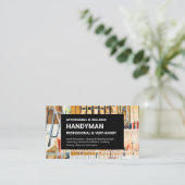Carte de visite Handyman - Outils de travail Mur (Debout devant)