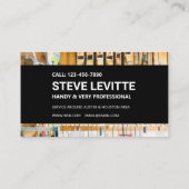 Carte de visite Handyman - Outils de travail Mur (Dos)