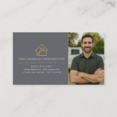 Carte De Visite Handyman Photo Wood Grain Professional (Devant)