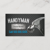 Carte De Visite Handyman Professional Big Hammer Dark Metal (Devant)