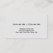 Carte De Visite Handyman Professional Réparation de maison Blue Me (Dos)