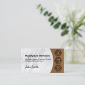 Carte De Visite Handyman professionnel enlever Marbre de réparatio (Debout devant)